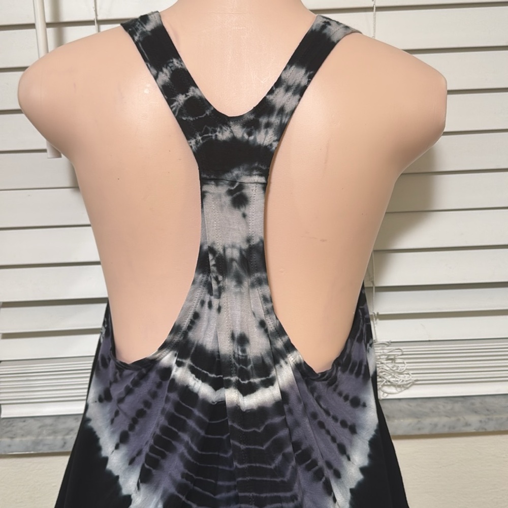 Lucky Brand Swimwear Half Moon Tie Dye Cover-up woman dress tank size MEDIUM - Picture 5 of 8
